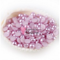 Perlute sidefate de unghii Lila de 2mm - 600 bucati, Cod PPU015